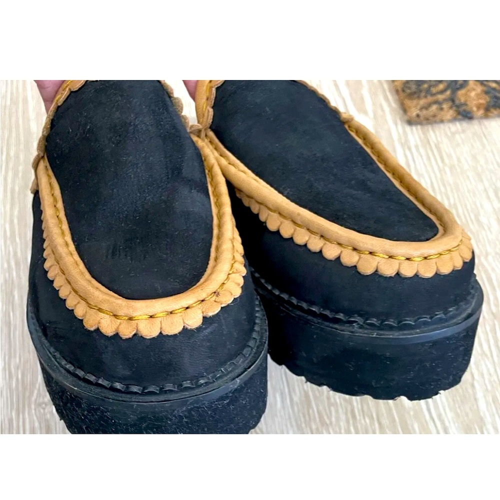 Seychelles Womens Stand Tall Laceless Slip On Platform Mules Shoes 8.5